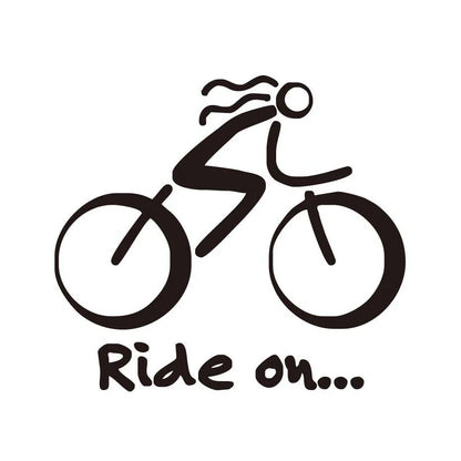 Ride On Bicycle Decal 