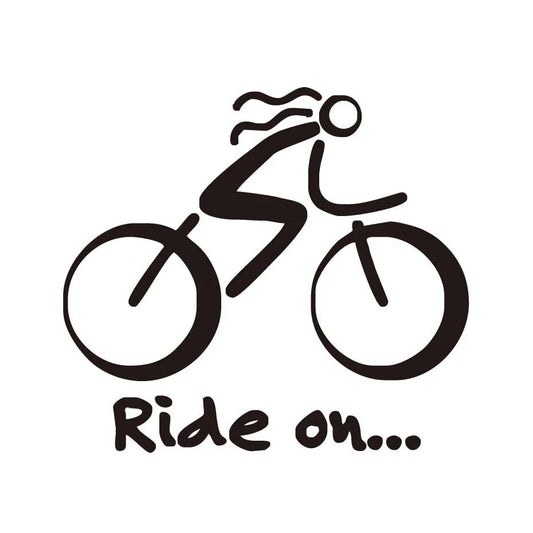Ride On Bicycle Decal 