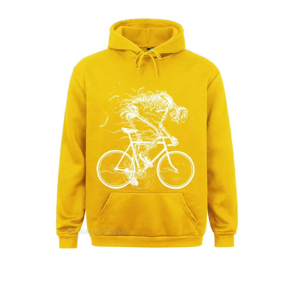 Bike Ride Hell Skeleton Hoodie 