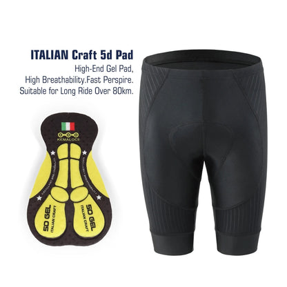 Cycling Bib Shorts with 5D Gel Pad 