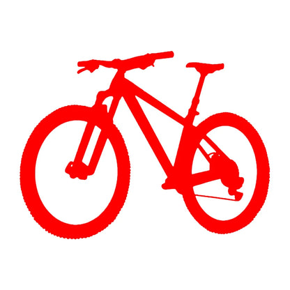Mountain Bike Die-Cut Vinyl Decal Sticker – Waterproof, 20×15cm, 6 Colors