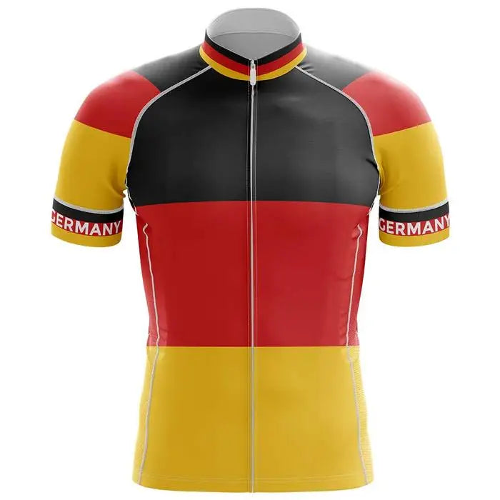Conjunto de camisa de ciclismo da Alemanha 
