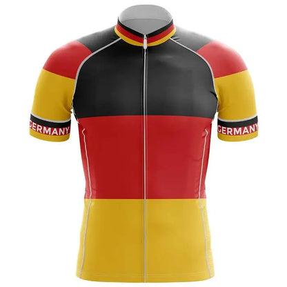 Conjunto de camisa de ciclismo da Alemanha 