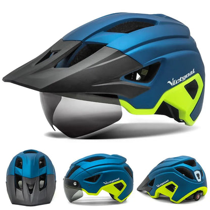 Magnetic Lens Cycling Helmet