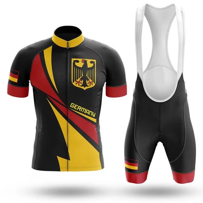 Conjunto de camisa de ciclismo da Alemanha 