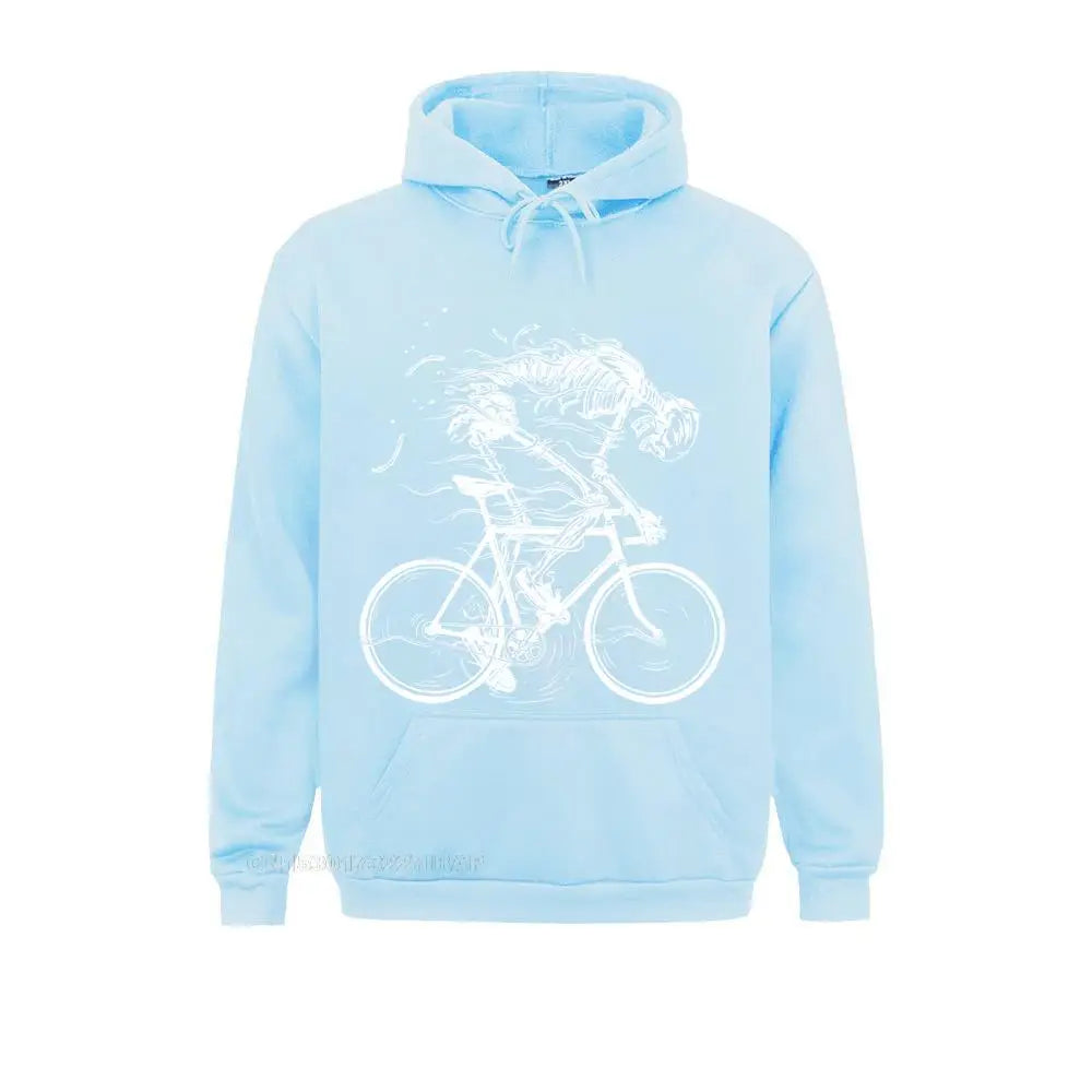 Bike Ride Hell Skeleton Hoodie 
