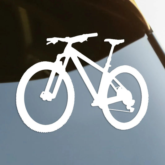 Mountain Bike Die-Cut Vinyl Decal Sticker – Waterproof, 20×15cm, 6 Colors