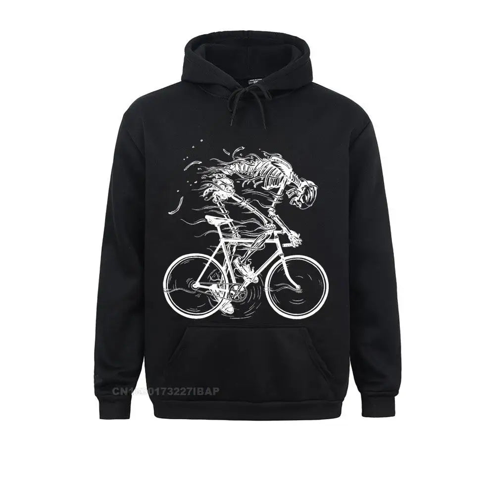 Bike Ride Hell Skeleton Hoodie 