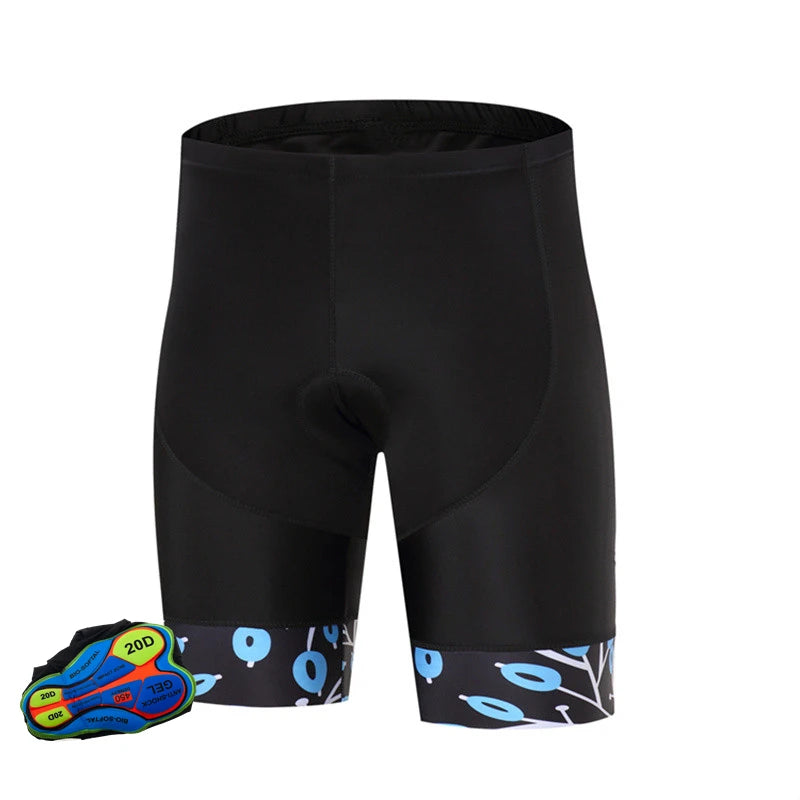 Men’s Team Cycling Bib Shorts – Lycra Quick-Dry