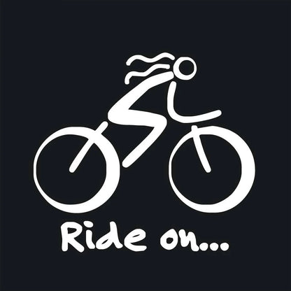 Ride On Bicycle Decal 