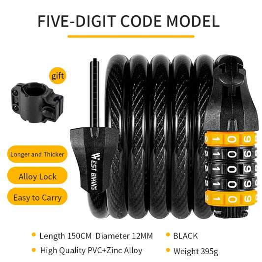 Bike Cable Lock 