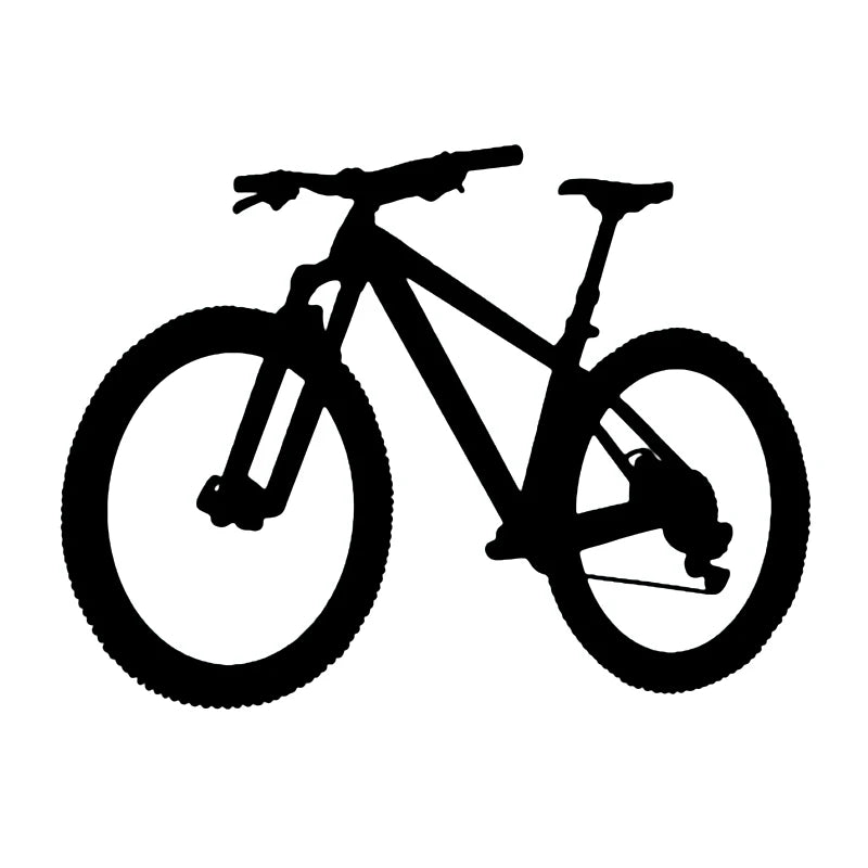 Mountain Bike Die-Cut Vinyl Decal Sticker – Waterproof, 20×15cm, 6 Colors
