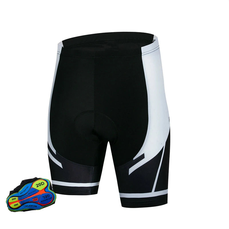 Men’s Team Cycling Bib Shorts – Lycra Quick-Dry