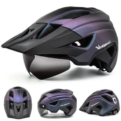 Magnetic Lens Cycling Helmet