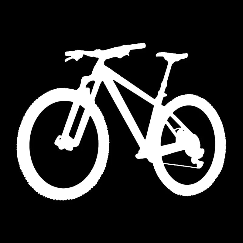 Mountain Bike Die-Cut Vinyl Decal Sticker – Waterproof, 20×15cm, 6 Colors