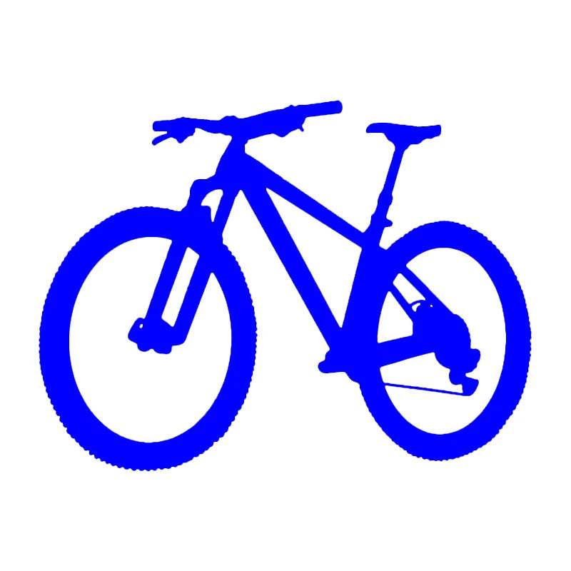 Mountain Bike Die-Cut Vinyl Decal Sticker – Waterproof, 20×15cm, 6 Colors