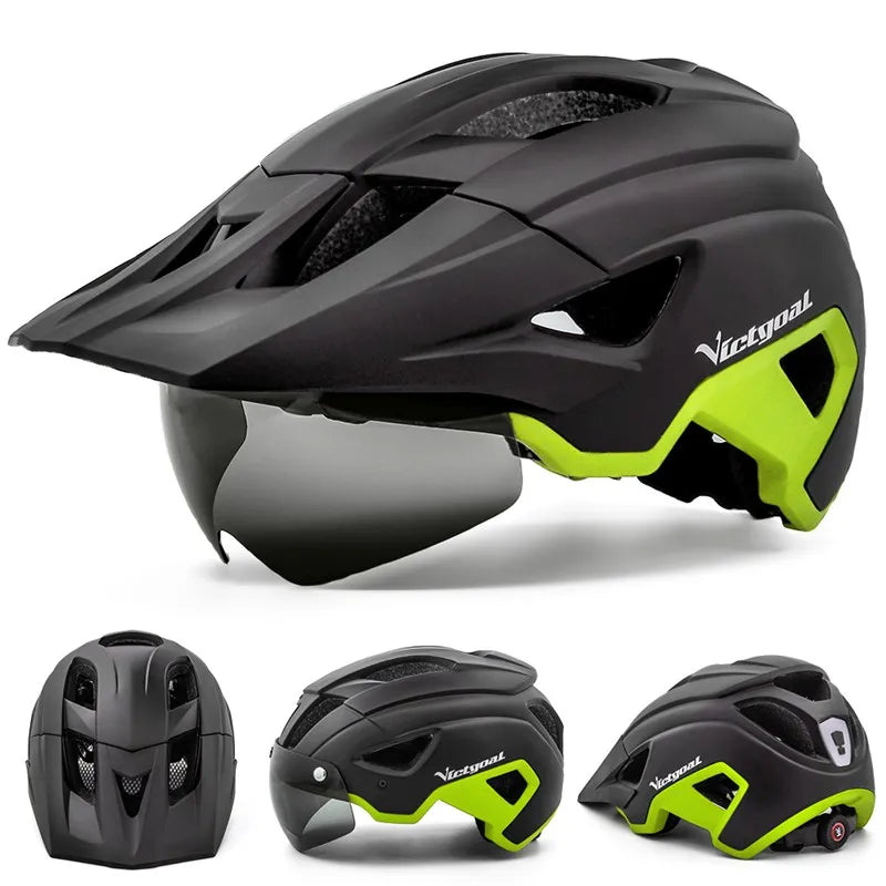Magnetic Lens Cycling Helmet
