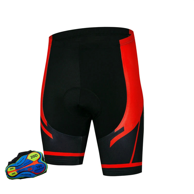 Men’s Team Cycling Bib Shorts – Lycra Quick-Dry