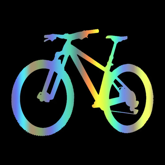 Mountain Bike Die-Cut Vinyl Decal Sticker – Waterproof, 20×15cm, 6 Colors