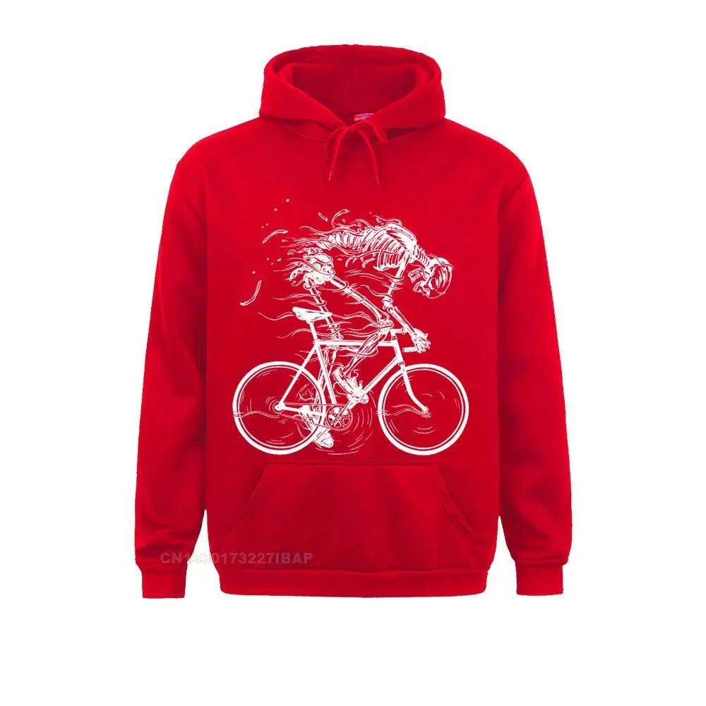 Bike Ride Hell Skeleton Hoodie 