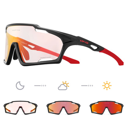 Light-Adaptive Cycling Glasses