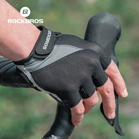 Comfort Grip Fingerless Cycling Gloves