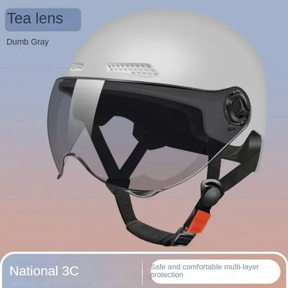 Bicycle Safety Helmet with Goggles 