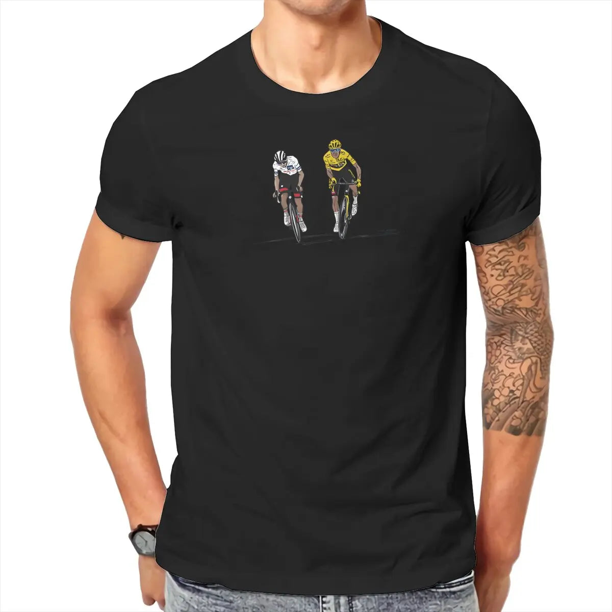 Camicia grafica classica da ciclista