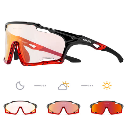 Light-Adaptive Cycling Glasses