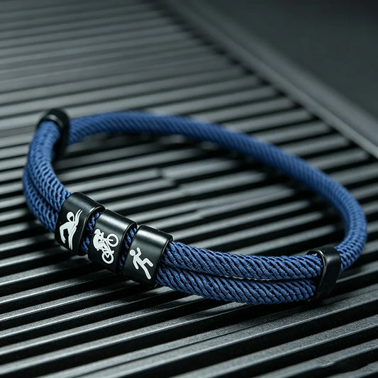 Men's Sport Cord Bracelet – Adjustable Rope Wrist Accessory