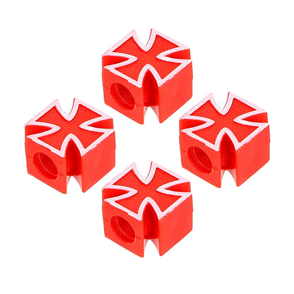 Cross Tire Valve Caps