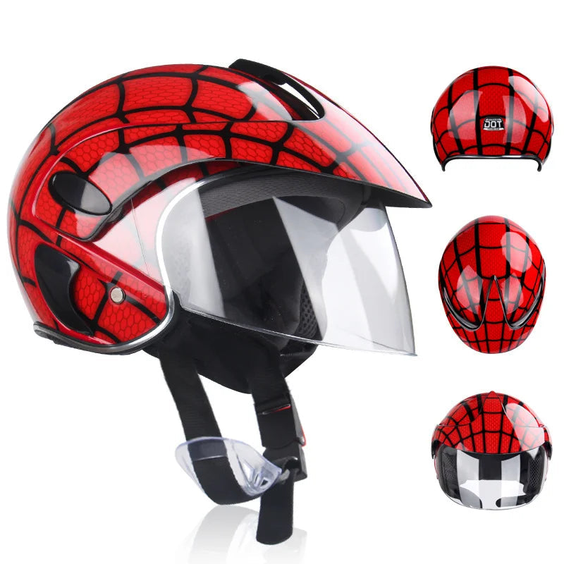 Children’s Cartoon Motorcycle Helmet