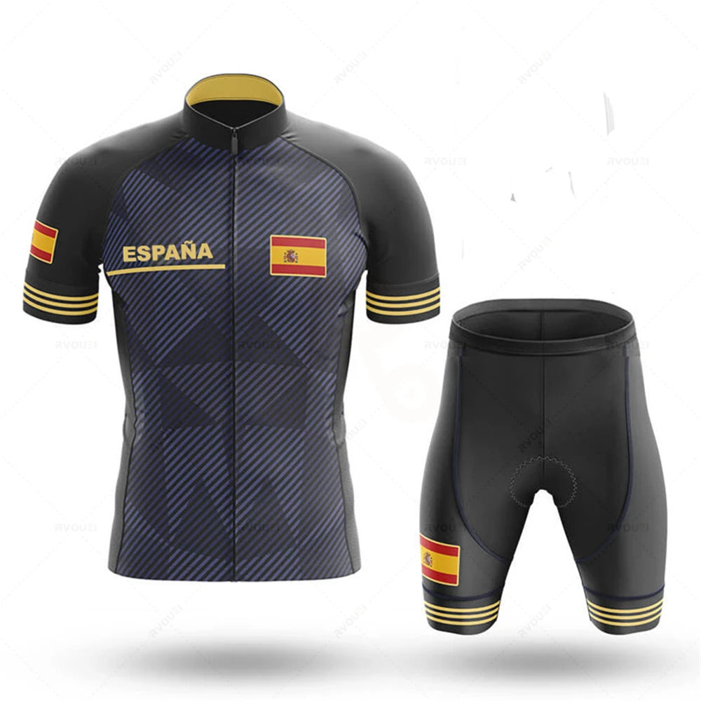 Conjunto de ciclismo Espanha 