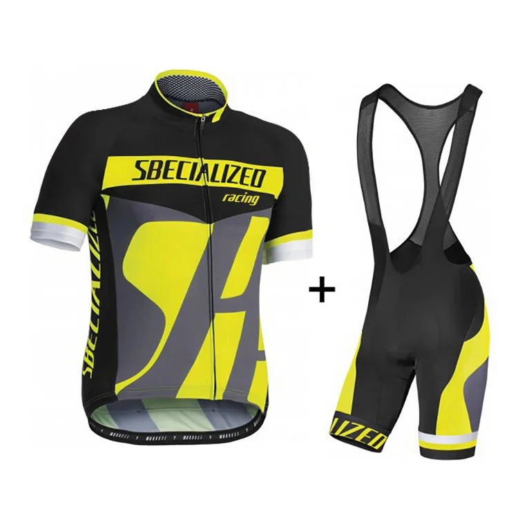 Cycling Jersey Set with Gel Pad 
