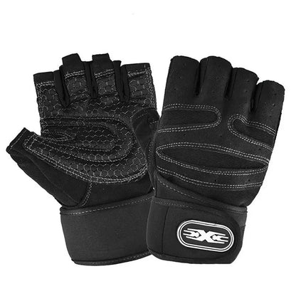 Half-Finger Cycling Gloves – Shock-Absorbing, Breathable | M–XL