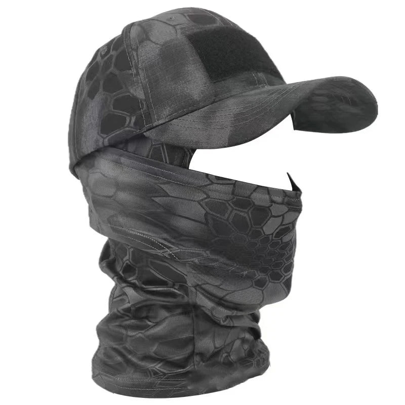 Tactical Balaclava & Cap Set – Full Face Sun Protection