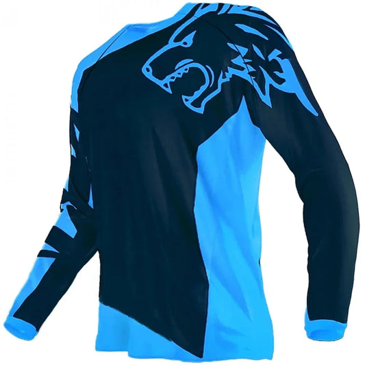 Men’s Downhill Long Sleeved Bicycle Jersey