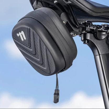 Waterproof Bike Saddle Bag – PU Hard Shell Tail Bag for Cycling