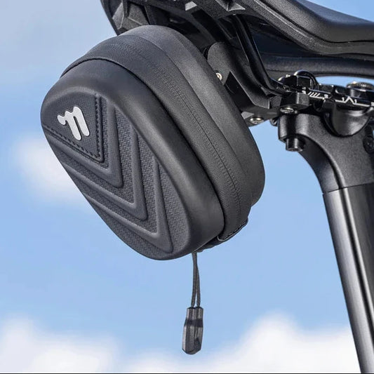 Waterproof Bike Saddle Bag – PU Hard Shell Tail Bag for Cycling