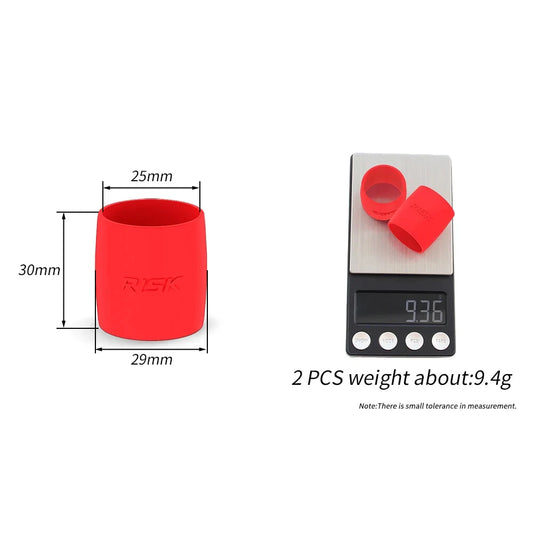 Road Bike Handlebar Tape Fixing Rings – Silicone End Loops (2pcs)