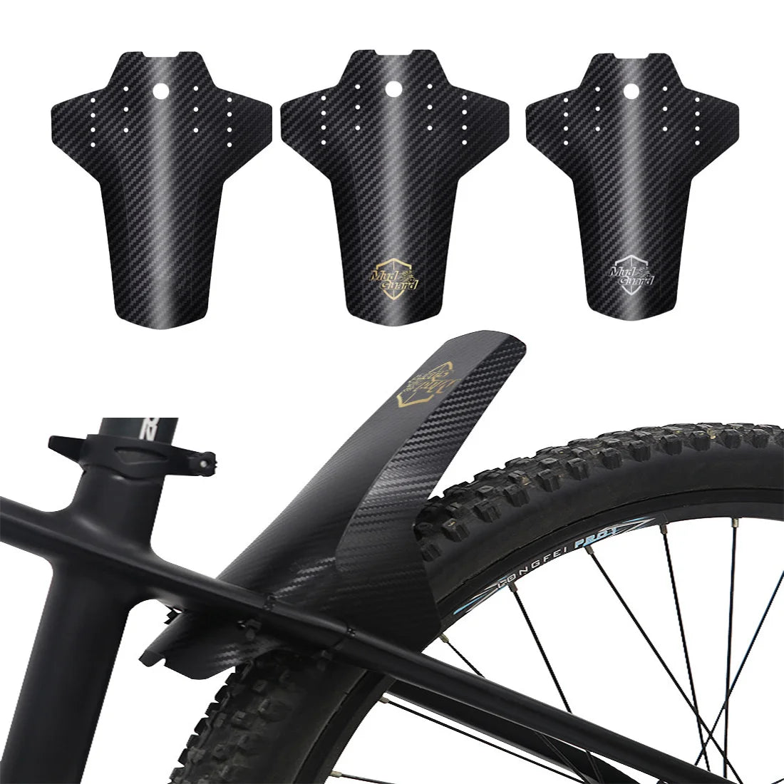 Bicycle Fenders Carbon Fiber 