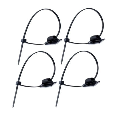 Brida para cables autoblocante para bicicleta de 4 piezas 