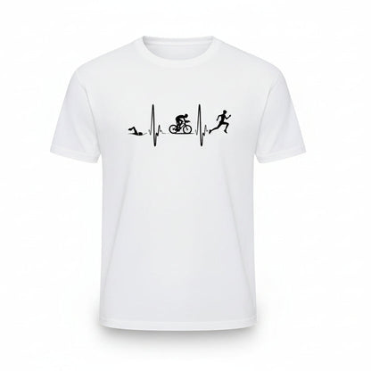 Chemise en coton Triathlon Heartbeat 