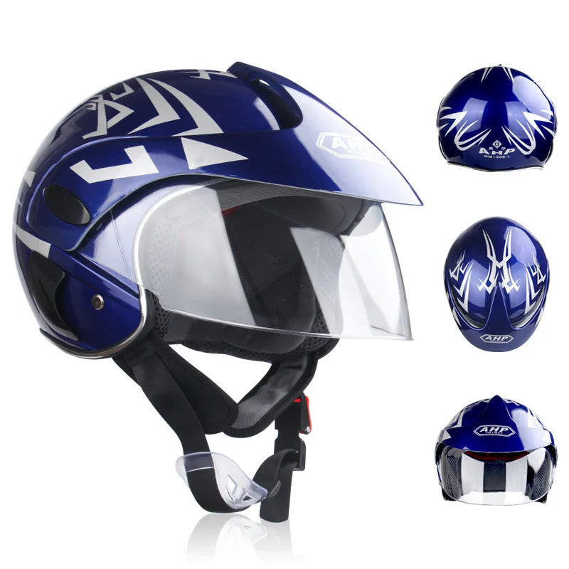 Children’s Cartoon Motorcycle Helmet