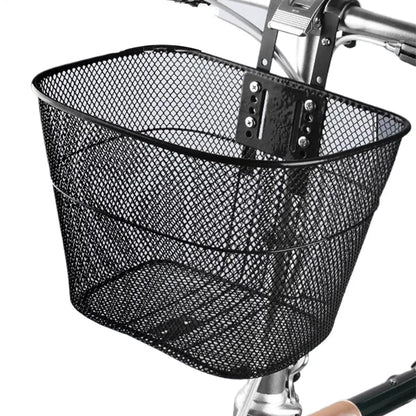 Detachable Front Bike Basket – Mesh Heavy-Duty Height Adjustable