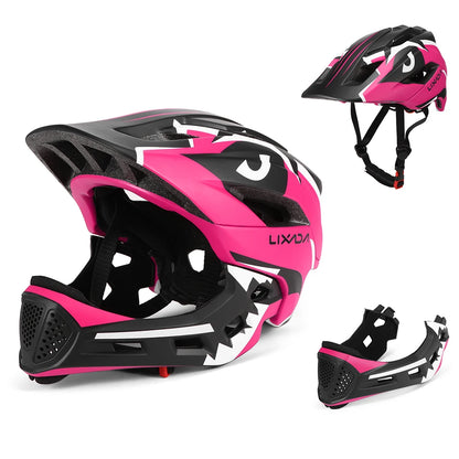 Kids Full Face Detachable Bike Helmet