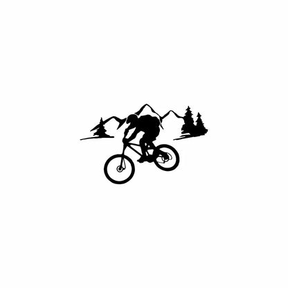 Adesivo per appassionati di ciclismo MTB