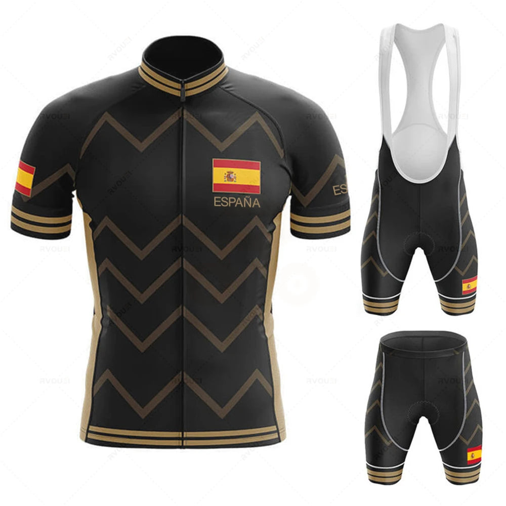 Conjunto de ciclismo Espanha 
