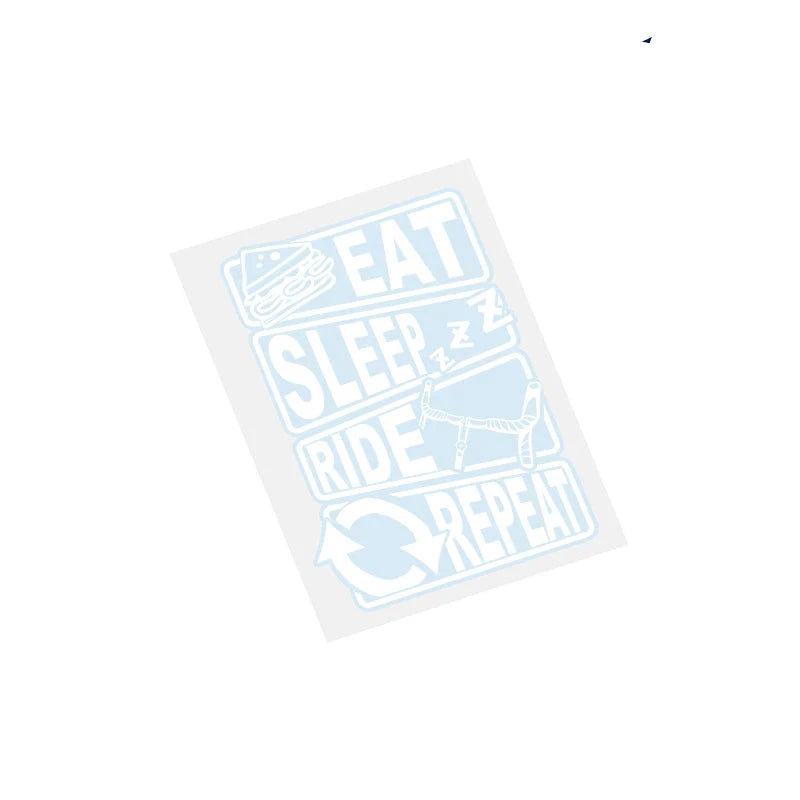 Reflective Waterproof Bicycle Frame Stickers – Top Tube Decals