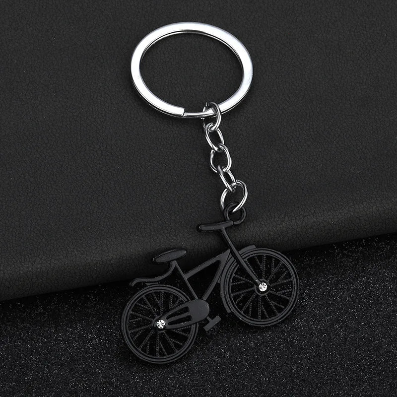 Llavero con diseño de bicicleta. 